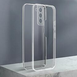 Avizar Coque Samsung S22 Plus Arrière Rigide Transparent et Avant Souple Transparent pas cher