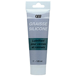 graisse silicone pour robinetterie - tube de 125 ml - geb 