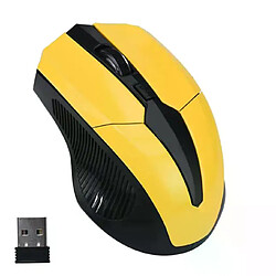 Souris sans fil USB 2000 DPI réglable avec récepteur souris optique d'ordinateur 2,4 GHz souris ergonomique pour ordinateur portable PC Notebook