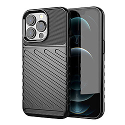 Ozzzo thunder coque flexible tough rugged cover housse en tpu pour iphone 13 pro noir