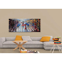 EPIKASA Impression sur Toile Sous la Pluie 5, Multicouleur, Polyester, 100x3x70 cm