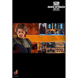 Hot Toys TMS020 - Star Wars : The Clone Wars - Anakin Skywalker And Stap Standard Version