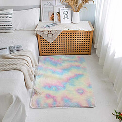 Universal Gradient couleur peluche tapis souple zone épaisse tapis absorbant l'eau tapis de sol antidérapant chambre salon décoration de la maison | Tapis(Coloré) pas cher