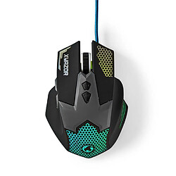 NC Souris Gamer A câble Eclairé RGB 2 400 ppp 7 boutons