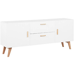 Beliani Commode blanche MEET II