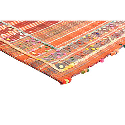 Vidal Tapis de laine 233x172 rouge Jajim