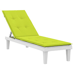 Avis Maison Chic Coussin Confort | pouf | Coussin de chaise de terrasse vert vif (75+105)x50x3 cm -GKD85229