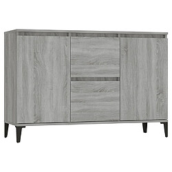 Maison Chic Commode Buffet - Meuble de rangement Sonoma gris 104x35x70 cm Bois d'ingénierie -GKD14213