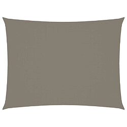 Maison Chic Voile d'ombrage | Voile de parasol | Toile d'ombrage tissu oxford rectangulaire 3x4,5 m taupe -MN79848