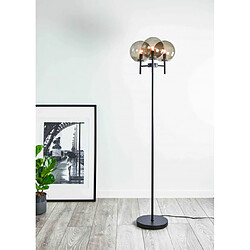 Markslojd Lampadaire CROWN Doré et fumé 3 ampoules