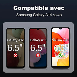 Acheter Coque antichoc pour Samsung Galaxy A14 4G/5G (6,6") et 2 Verres Trempé Film Protection Ecran Little Boutik®