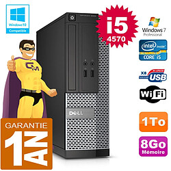 PC DELL 3020 SFF Core I5-4570 Ram 8Go Disque 1 To Graveur DVD Wifi W7 - Occasion