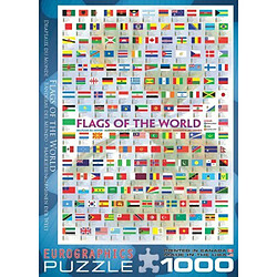 Acheter Eurographics Drapeaux du monde Puzzle (1000 piAces) (6000-0128)