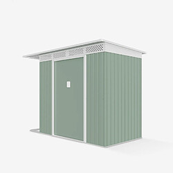 Acheter Soana Garden Shed Abri de jardin tôle galvanisée verte boîte à outils Tyrol NATURE 257X142x184cm