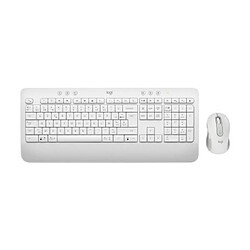 Logitech Signature MK650 Combo For Business clavier Souris incluse RF sans fil + Bluetooth AZERTY Français Blanc