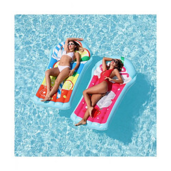 Airmyfun Matelas Gonflable d'Eau Géant, Ultra Confort, pour Piscine & Plage - Smoothie 185 x 100 cm