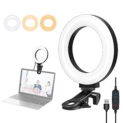 Yonis Ring Light USB 3 Modes Pour Photo Vidéo