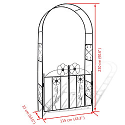 vidaXL Arche de jardin pas cher