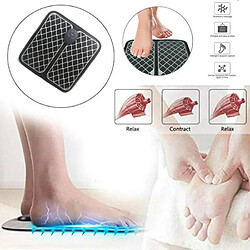 Acheter Machine circulation sanguines pieds Machine massage automatiques vibrationss pieds noir Télécommande charge carrée