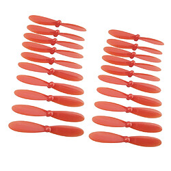 Acheter Hélices 20 PCS légères pour hélicoptère quadricoptère drone RC rouge