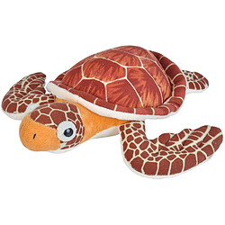 Wild Republic peluche Tortue caouanne de 20 cm marron