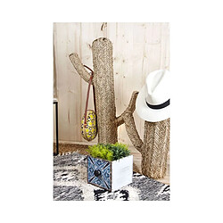 Aubry Gaspard Cactus en jonc naturel Hauteur 63cm.