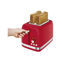 TOASTER SOLEIL 850W 2 TRANCHES RETRO ROUGE MOULINEX - LT300510