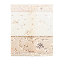 Vidal Tapis de laine 152x91 beige Darya pas cher