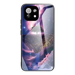 Coque en TPU anti-rayures nuit aurore pour votre Xiaomi Mi 11 Lite 4G/5G