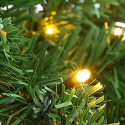 Mobili Rebecca Arbre De Noël Artificiel 180 Cm Vert Épais 800 Branches Avec 300 Lumières Incluses pas cher