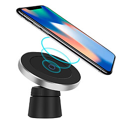 Chrono Support de chargeur de voiture sans fil, support de charge de voiture magnétique à charge rapide 10 W compatible avec iPhone 12/11 Pro Max/XR/XS MAX/X/8/8 Plus/Galaxy Note 20/10/S20 tous les dispositifs de charge sans fil (noir)