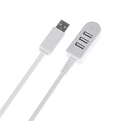 Avis Wewoo Adaptateur HUB femelle 30cm TPE USB A à 3 ports USB