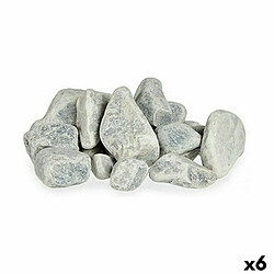 Ibergarden Pierres Décoratives 2 Kg Gris clair (6 Unités)