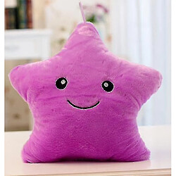 Universal Étoile d'oreiller en peluche lumineuse mignonne - LED Light Glow dans Toypurple sombre