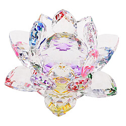 cristal lotus fleur artisanat presse-papiers verre lotus modèle multicolore