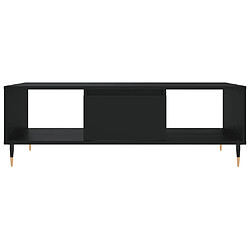 Maison Chic Table basse,Table Console Table d'appoint, Table pour salon noir 104x60x35 cm bois d'ingénierie -MN87859 pas cher