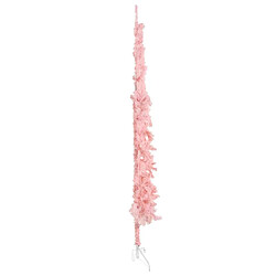 Acheter vidaXL Demi sapin de Noël artificiel mince avec support Rose 240 cm