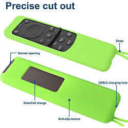 Acheter SANAG Housse Coque En Silicone Pour Samsung 2023 Solaire Tv Telecommande Vocale, Etui De Protection Pour Samsung Telecommande Bn59-01432A Tm2360E, Antiderapage, Antisismique, Lavable(Vert Lumineux)