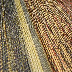 Thedecofactory SAINT-TROPEZ - Tapis extérieur-intérieur motifs lignes jaune 200x290 pas cher