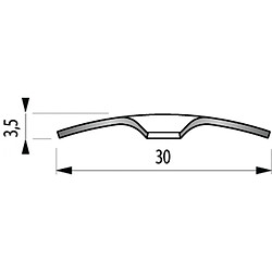 Dinac BANDE SEUIL INOX VIS 083