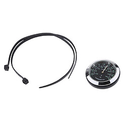 Acheter horloge de vélo moto cadran montre thermomètre hygromètre thermomètre - noir