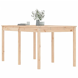 Avis vidaXL Table de jardin 159,5x82,5x76 cm bois massif de pin