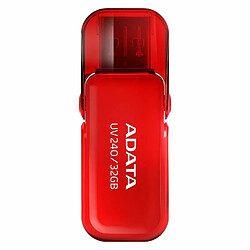 ADATA UV240 lecteur USB flash 32 Go USB Type-A 2.0 Rouge (ADATA USB Flash Drive 32GB USB 2.0, red)