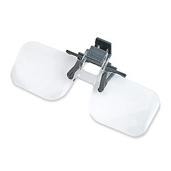 Avis Carson Clip and Flip Loupe Pour Lunettes Avec Fonction De Serrage Grossissement 1,5x