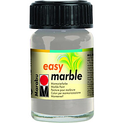 Marabu Peinture à marbrer 'Easy Marble', 15 ml, argent ()