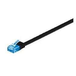 Disney U/UTP CAT6A 5M Black Flat Unshielded Network Cable, PVC, 4x2xAWG 30/7 CU