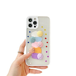 Universal Étui de téléphone mobile YH-Shock Ice Ice Cream Ball, adapté à l'iPhone XS Max, iPhone 11 Pro, iPhone 7 / 8plus Shell transparent Shell Shell Case de téléphone mobile