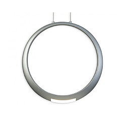 Acheter Luminaire Center Suspension LED intégré Ring Argent 1 ampoule 35cm