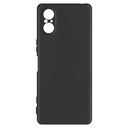 Avizar Coque pour Sony Xperia 5 V Semi-rigide Soft-touch avec Dragonne Noir