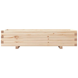 Acheter vidaXL Jardinière 110x40x26,5 cm bois de pin massif